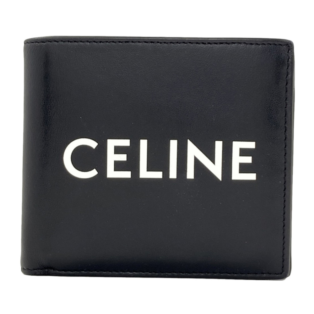 Celine Logo Bi-fold Leather Wallet for Men